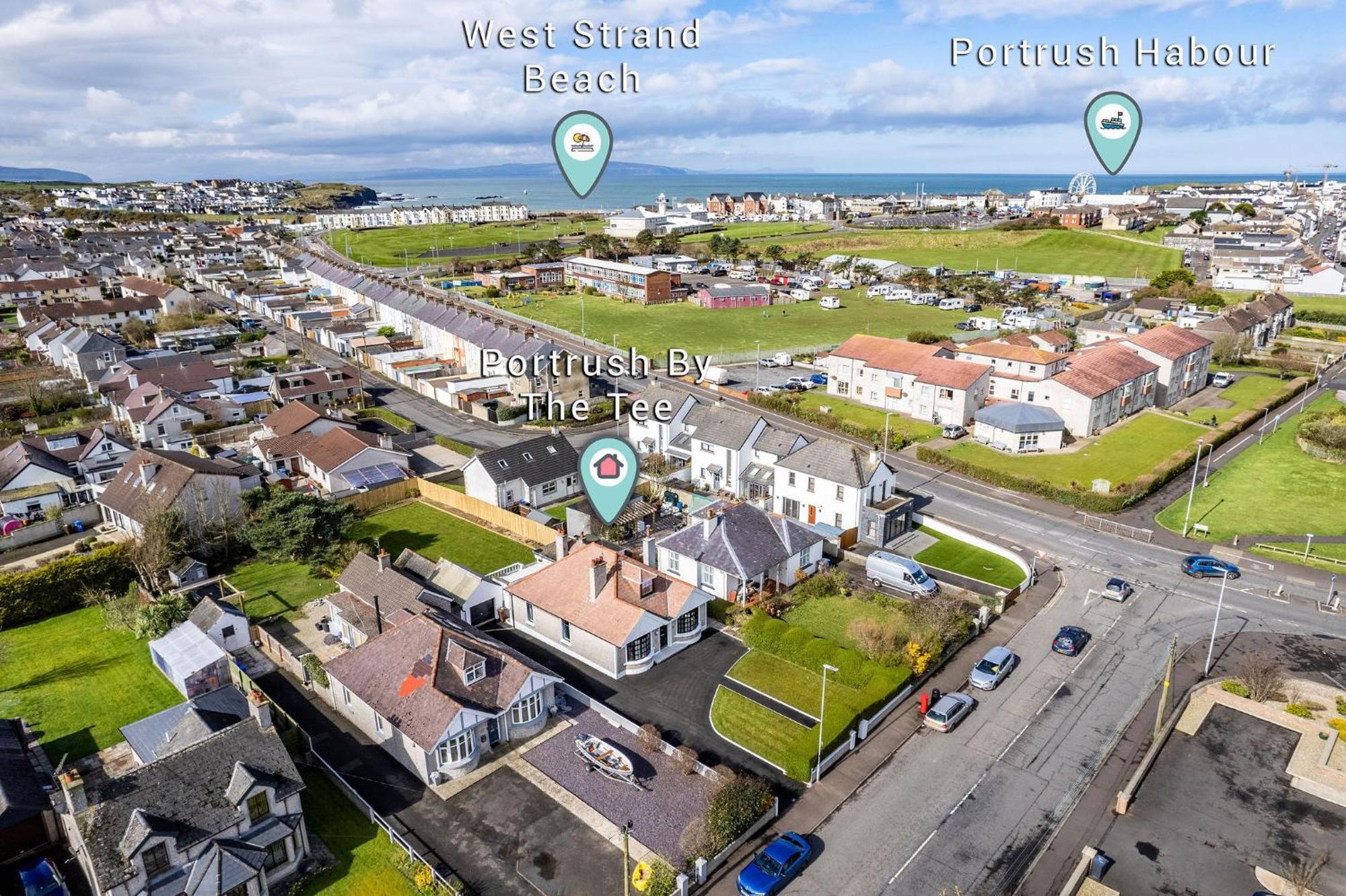 Portrush By The Tee Villa Exterior foto